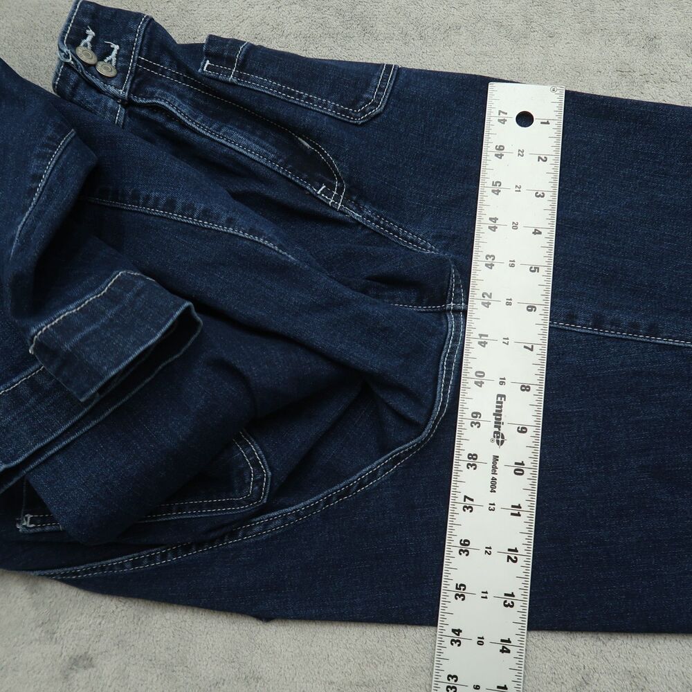 Old Navy Jeans Women's Size 14 Extra High-Rise Sky-Hi Wide-Leg Denim 30" Inseam - Picture 6 of 16